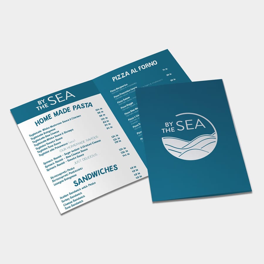 By the Sea Menu