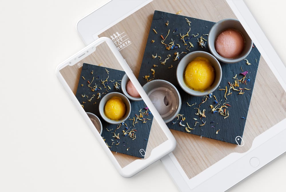 La Libreta, restaurant responsive website