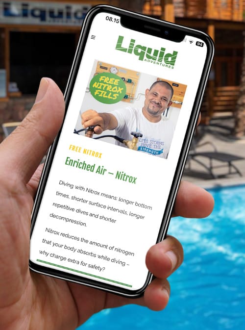 NITROX promotion website