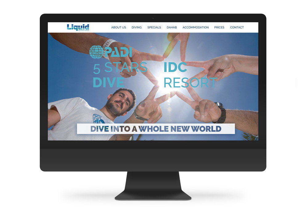 Liquid Adventures website