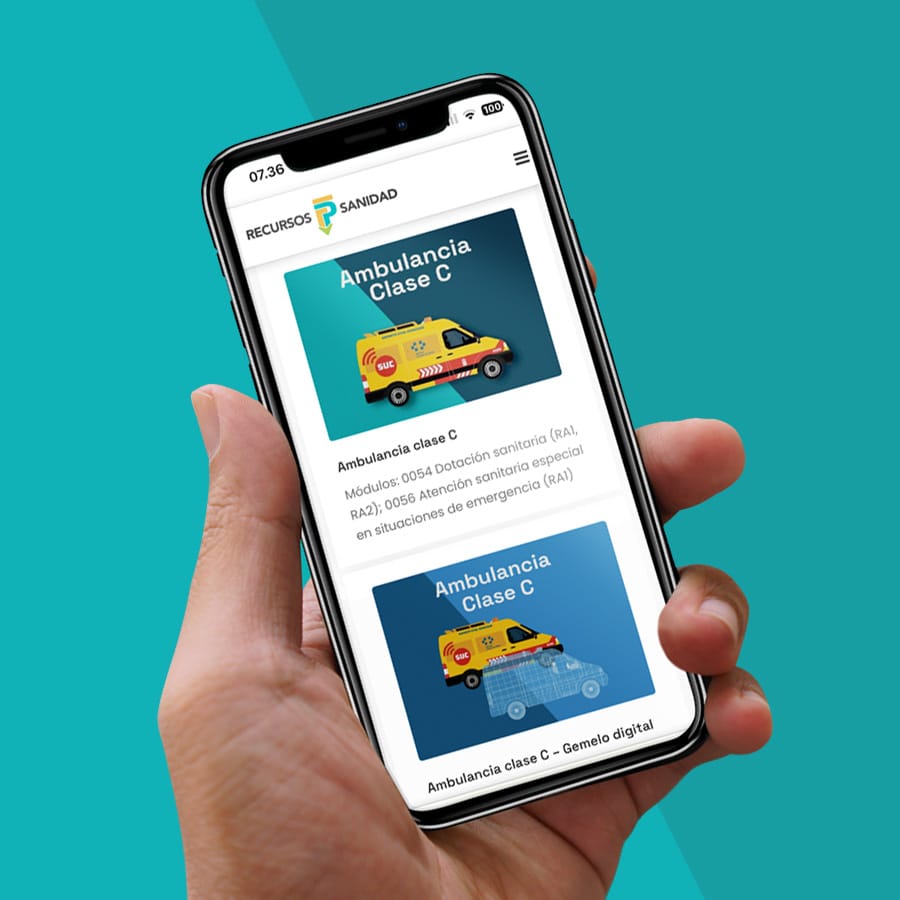 Recursos FP Sanidad responsive platform